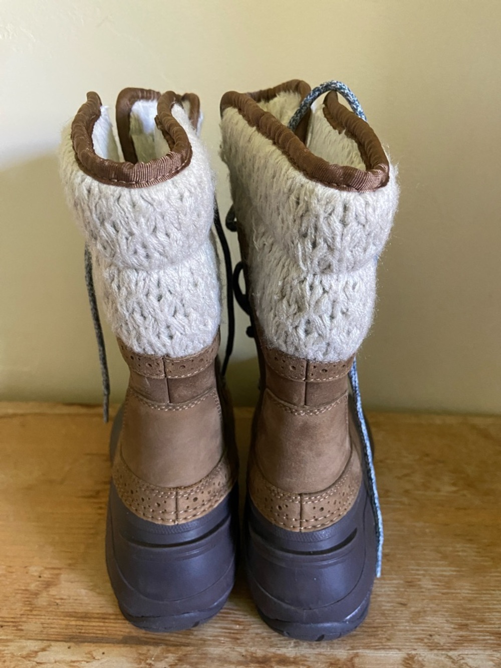 The North Face Snow Rain Boots Brown Size 7 - Picture 7 of 9